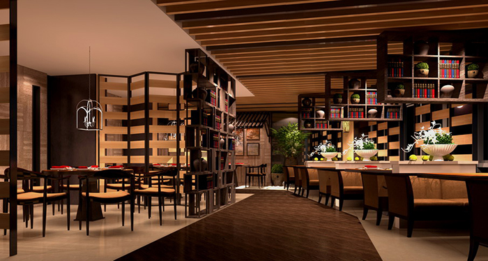 鍋兒鮮火鍋店餐桌卡座