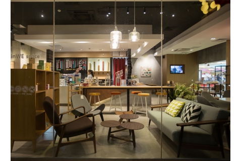 實木咖啡廳餐桌椅布局有什么效果？圖文