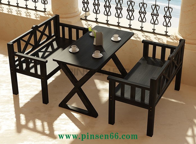 美式復(fù)古loft桌椅 咖啡廳桌椅