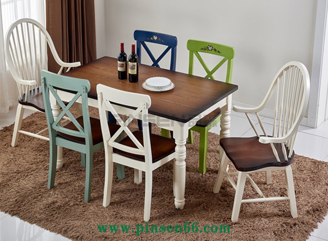 美式復(fù)古loft桌椅 咖啡廳桌椅