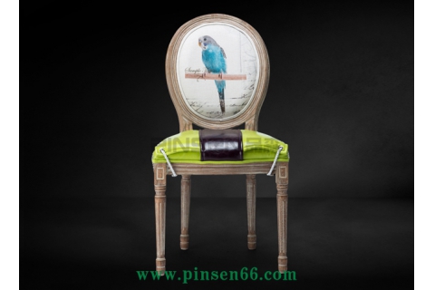 實(shí)木餐桌椅布藝咖啡廳餐椅簡約酒店北歐軟包椅靠背歐式椅子