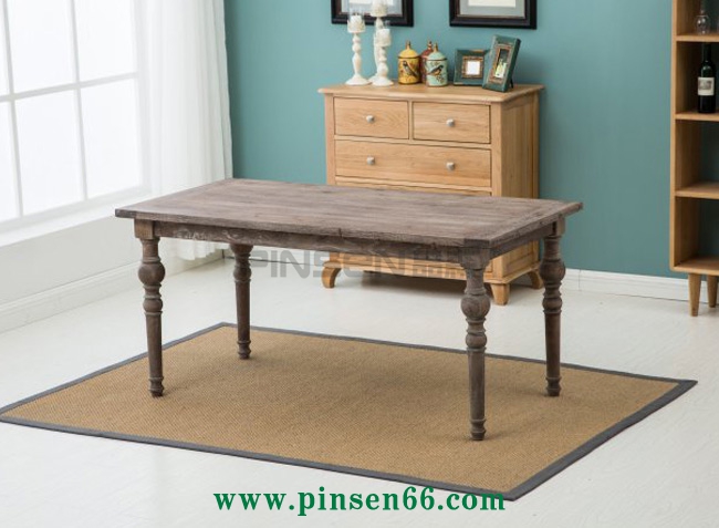 美式復(fù)古loft桌椅 復(fù)古西餐廳餐桌椅