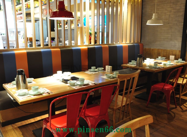 魚樂(lè)飛火鍋店桌椅卡座