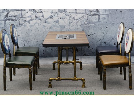 實木復(fù)古火鍋桌 實木復(fù)古火鍋桌